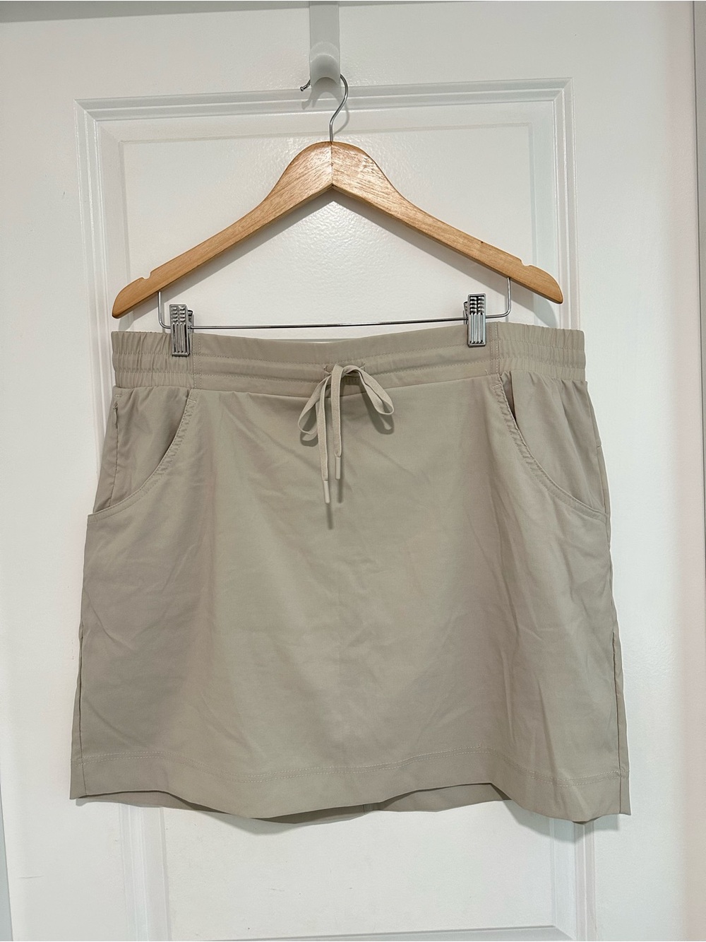 Pacific Trail Active Skort in Beige Tan Casual Skirt - Women’s XL